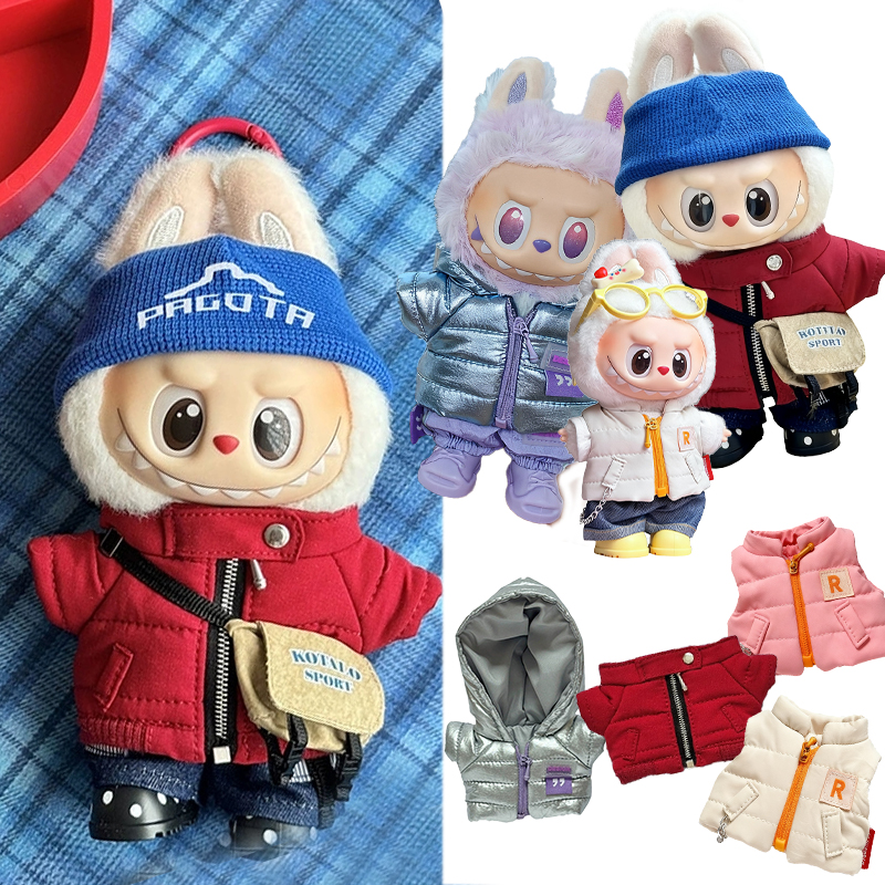 Winter Clothing Gear - For 15 17cm Labubu Doll Winter