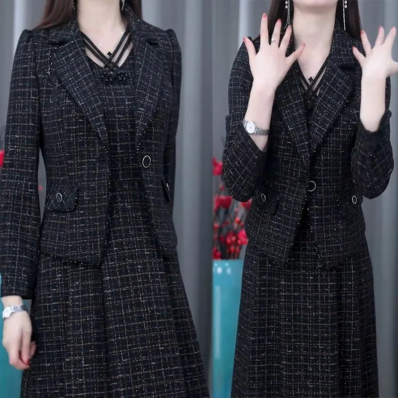 Winter Clothing Gear - Middle Aged Female Dress Sets Spring