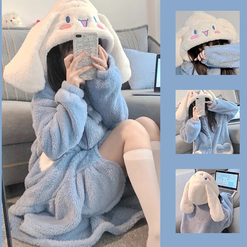 Winter Clothing For Kids - 2Pcs Hello Kittys Plush Pajama Set