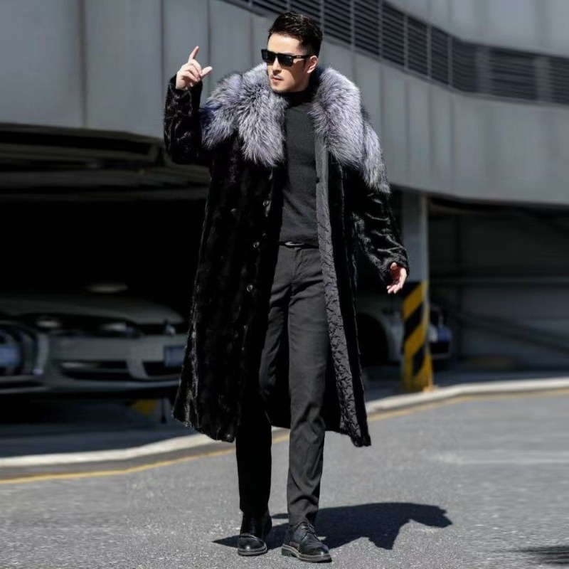 Men's Faux Mink Coat Winter Lo - огляд і ціна Winter Clothing Brand