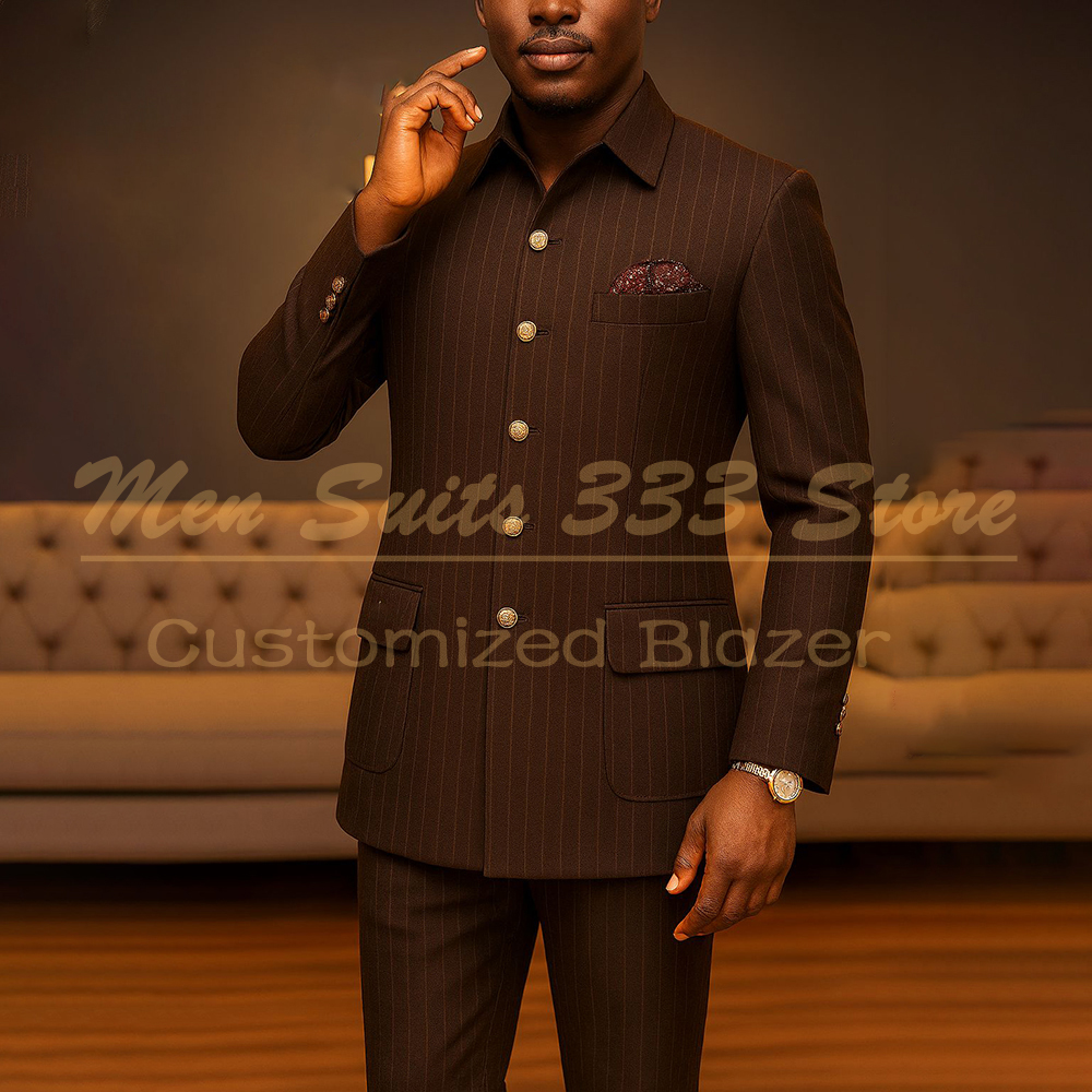 Pinstripe Men's Suits Elegant  - огляд і ціна Quality Winter Clothing Jacket