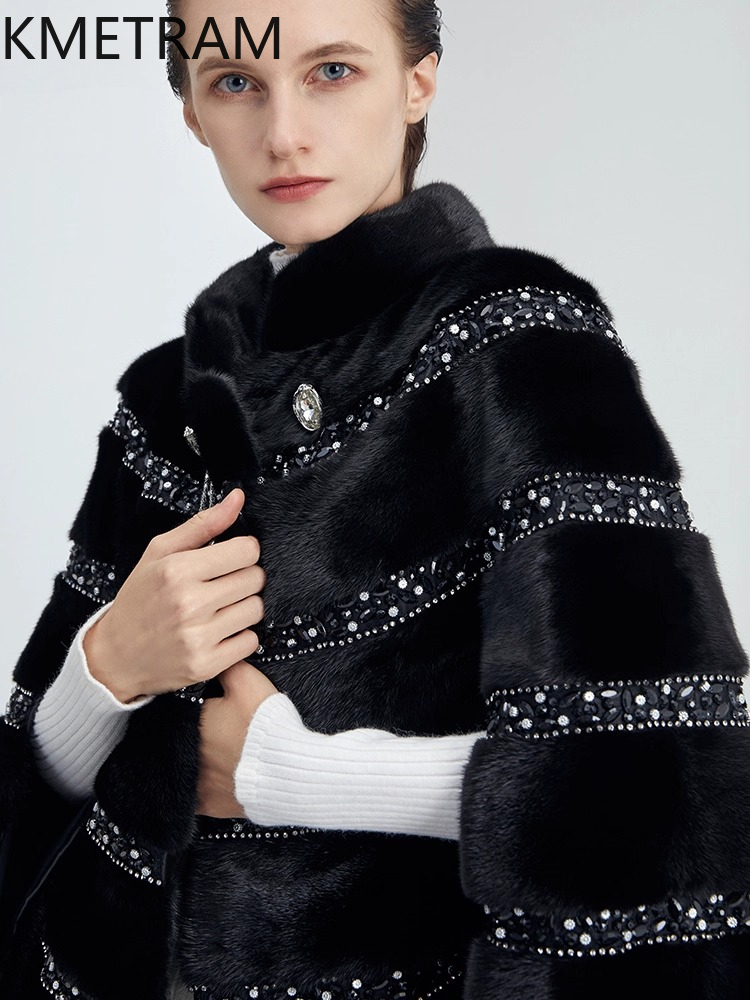 100% Natural Mink Fur Jacket W - огляд і ціна Quality Winter Clothing Jacket