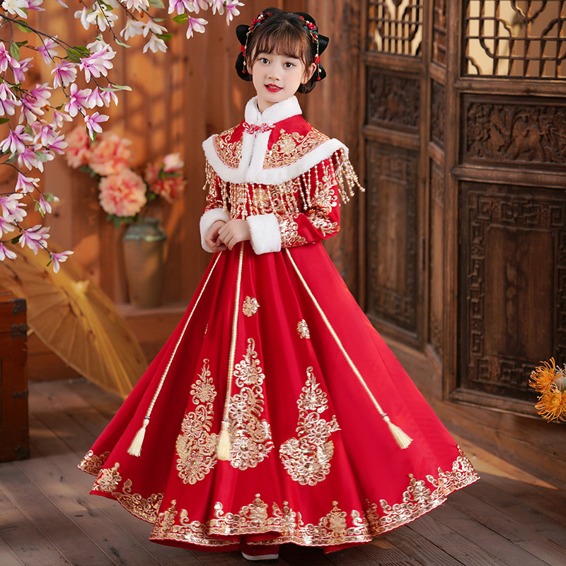 Girls Red Chinese New Year Clo - огляд і ціна Winter Clothing For Kids