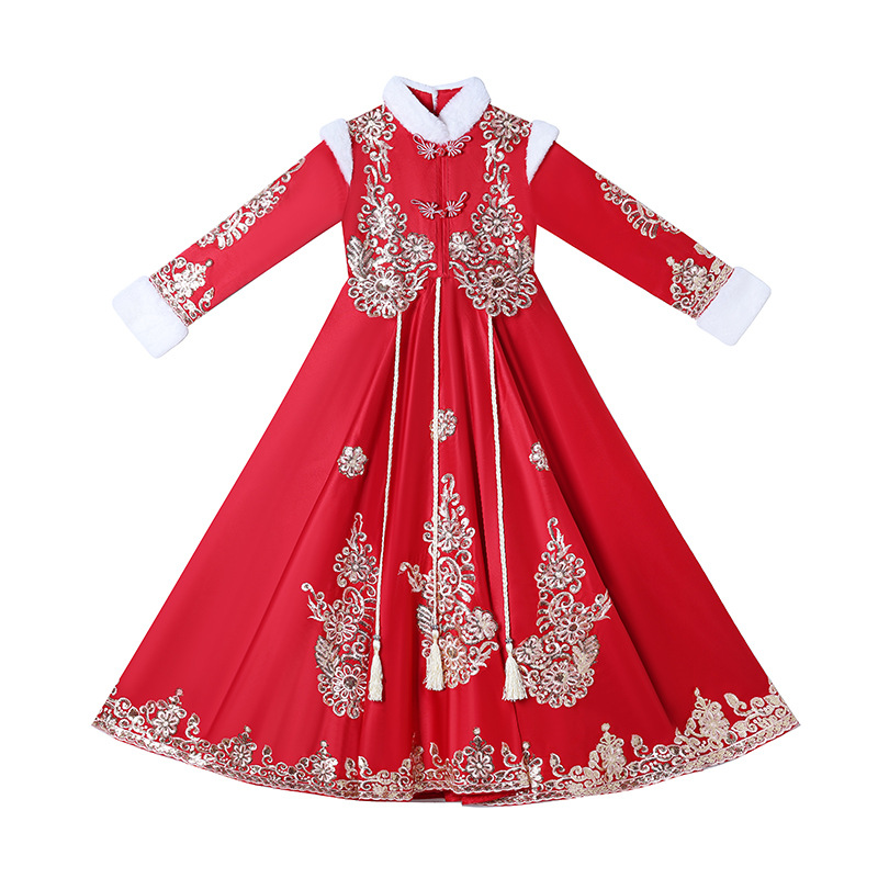 Girls Red Chinese New Year Clo - огляд і ціна Winter Clothing For Kids