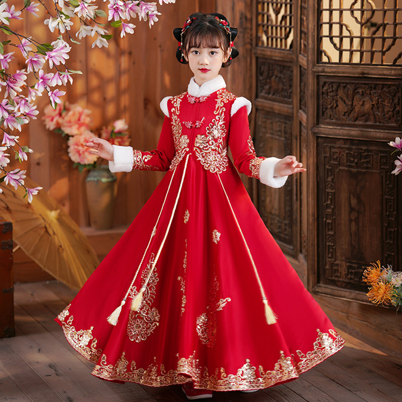 Girls Red Chinese New Year Clo - огляд і ціна Winter Clothing For Kids