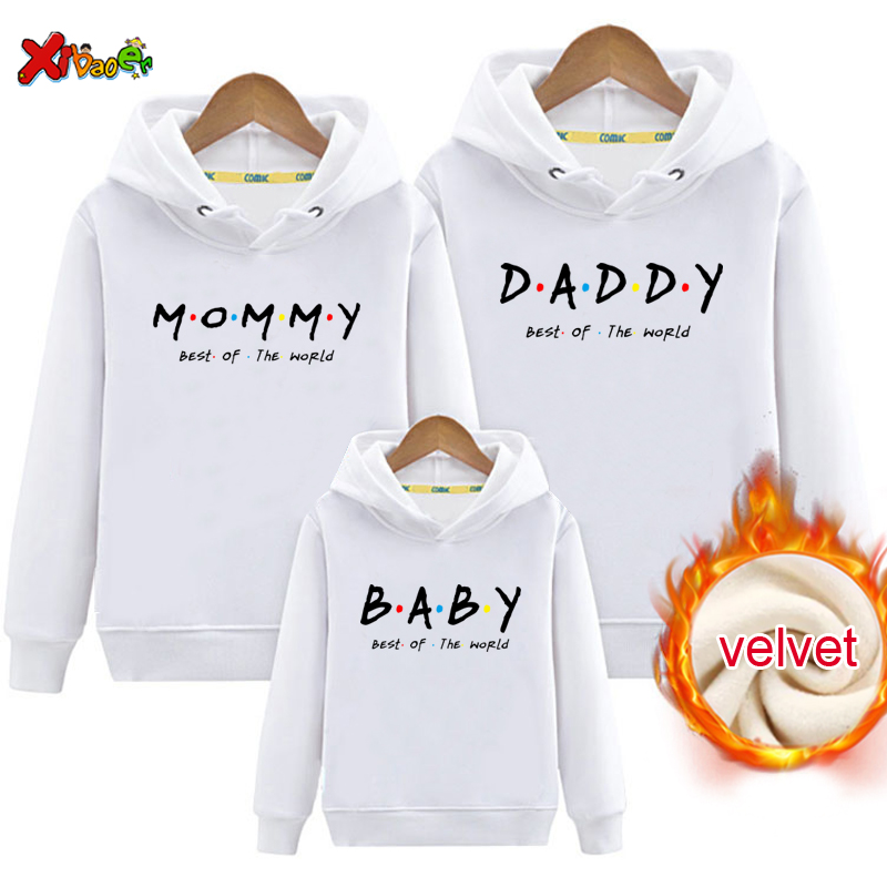 Family Outfit Matching Hoodie  - огляд і ціна Winter Clothing For Kids
