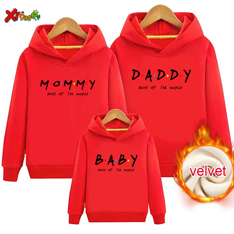 Family Outfit Matching Hoodie  - огляд і ціна Winter Clothing For Kids