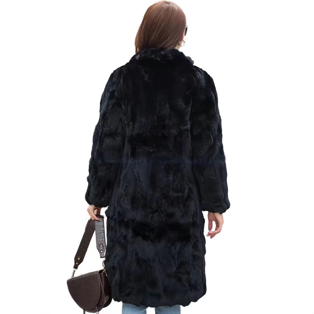 Real Rex Rabbit Fur Coat for W - огляд і ціна Quality Winter Clothing Jacket