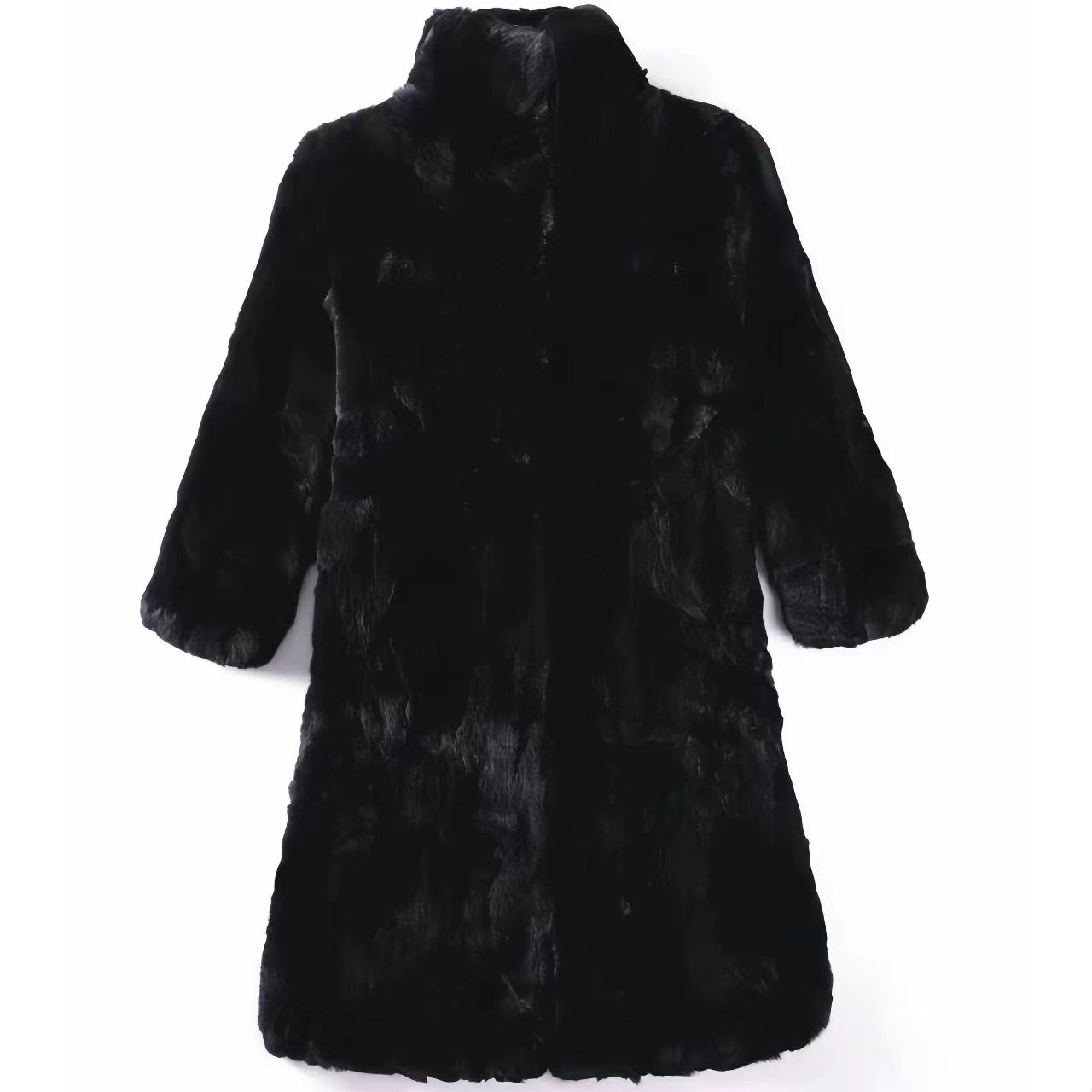 Real Rex Rabbit Fur Coat for W - огляд і ціна Quality Winter Clothing Jacket