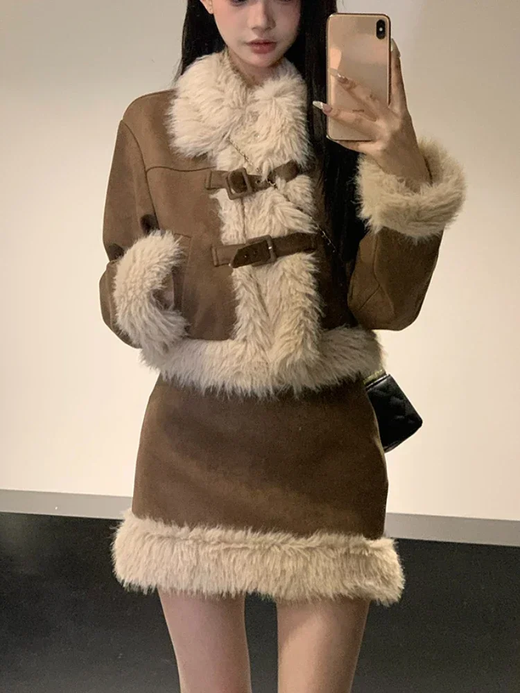 Autumn Retro Faux Fur 2 Piece  - огляд і ціна Winter Clothing Sales