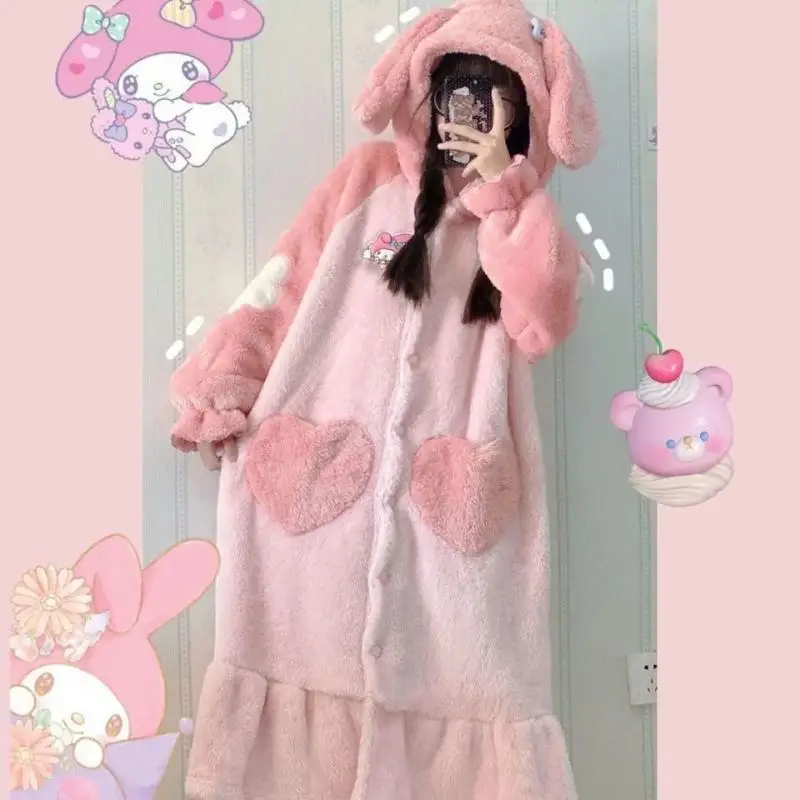 2Pcs Hello Kittys Plush Pajama - огляд і ціна Winter Clothing For Kids